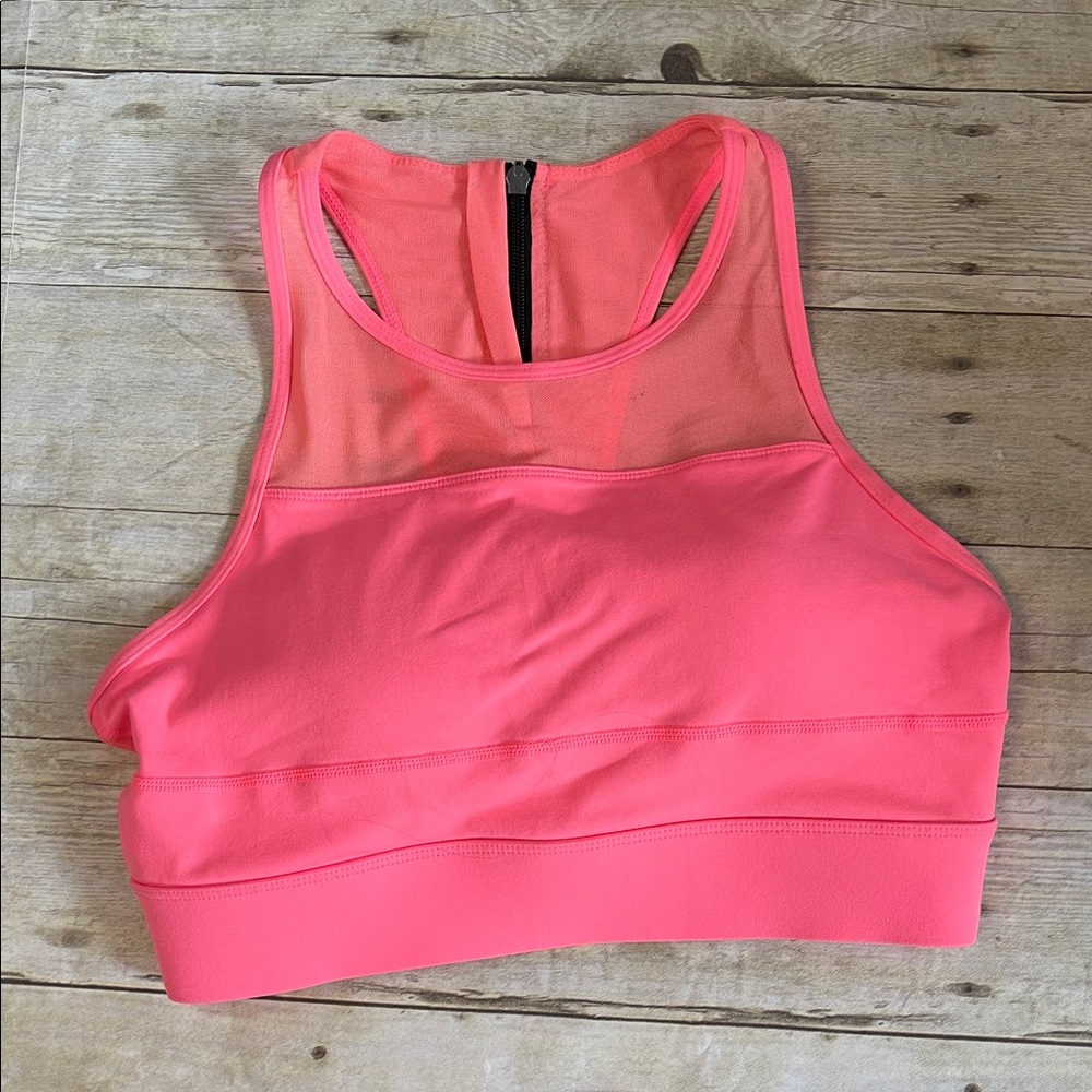 Zyia Women’s Coral All Star Sports Bra NWOT